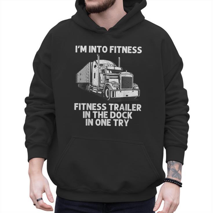 Best Truck Driver Art For Men Dad Women Trucking CDL Trucker Men Hoodie