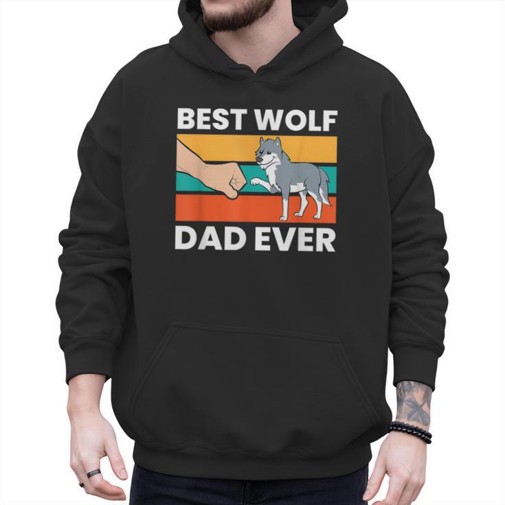 Best Wolf Dad Ever Men Hoodie