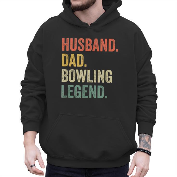 Bowler Husband Dad Bowling Legend Father's Day Men Hoodie