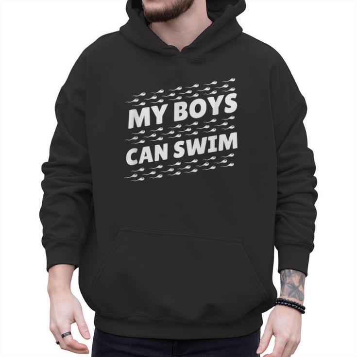 My Boys Can Swim T-Shirt First Time Dad To Be Men Hoodie