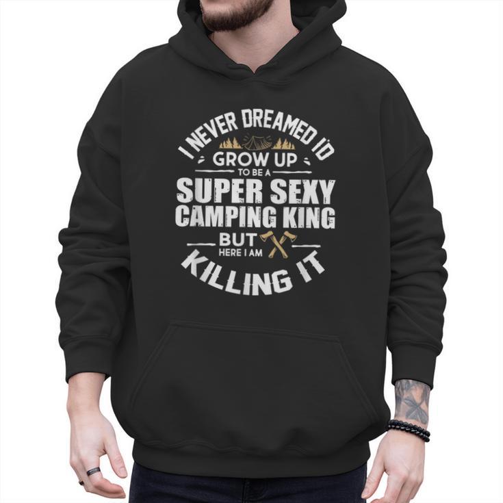 Camping Men Camper RV Camping Vacation Camping Dad Men Hoodie