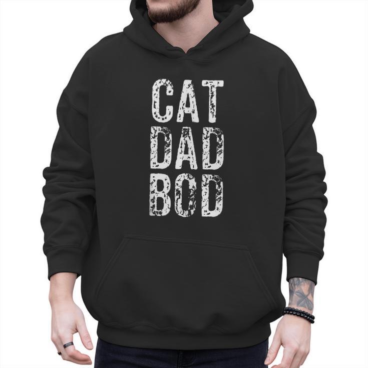 Cat Dad Bod Pet Owner Fitness Gym Men Hoodie