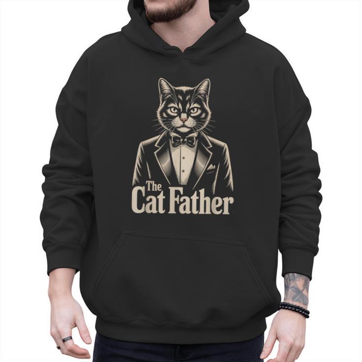 Cat Lover The CatFather Cat Dad Men Hoodie