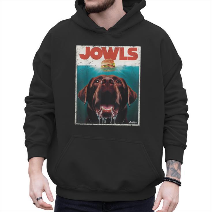 Chocolate Lab Jowls Labrador Retriever Dog Mom Dad Men Hoodie