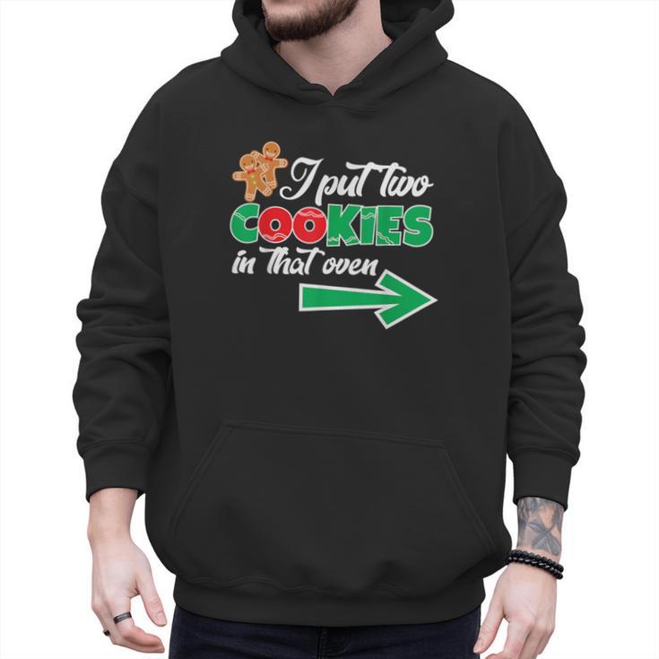 Christmas Twins Expecting Dad T-Shirt Pregnant Wife Tee Men Hoodie