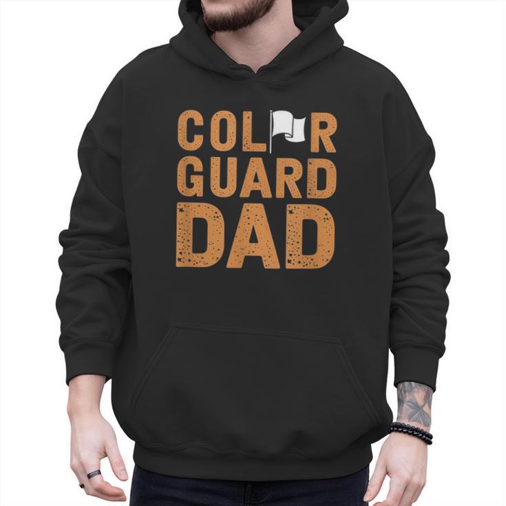 Color Guard Dad Flag Flipping Father Men Hoodie