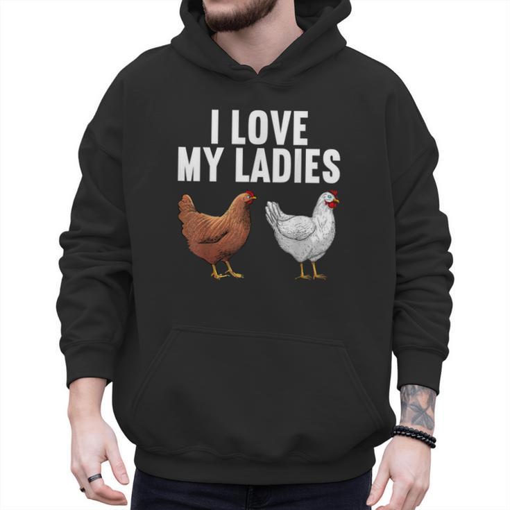 Cool Chicken Art For Men Women Dad Rooster Chicken Farmer Men Hoodie
