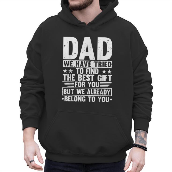 Cool Dad Art For Father Dad Stepfather From Son Daughter Men Hoodie