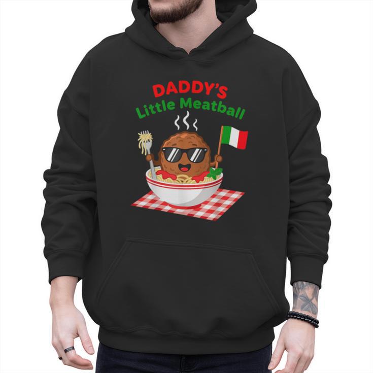 Couple Daddy's Little Meatball Italian Men Men Hoodie