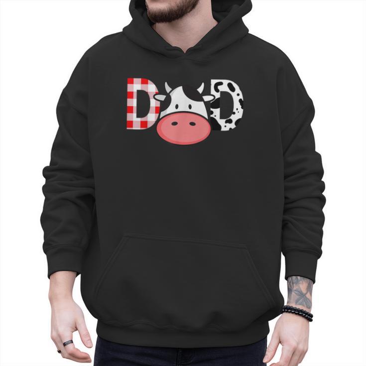 Cow Mom Or Dad Birthday Farm Birthday Party Men Hoodie