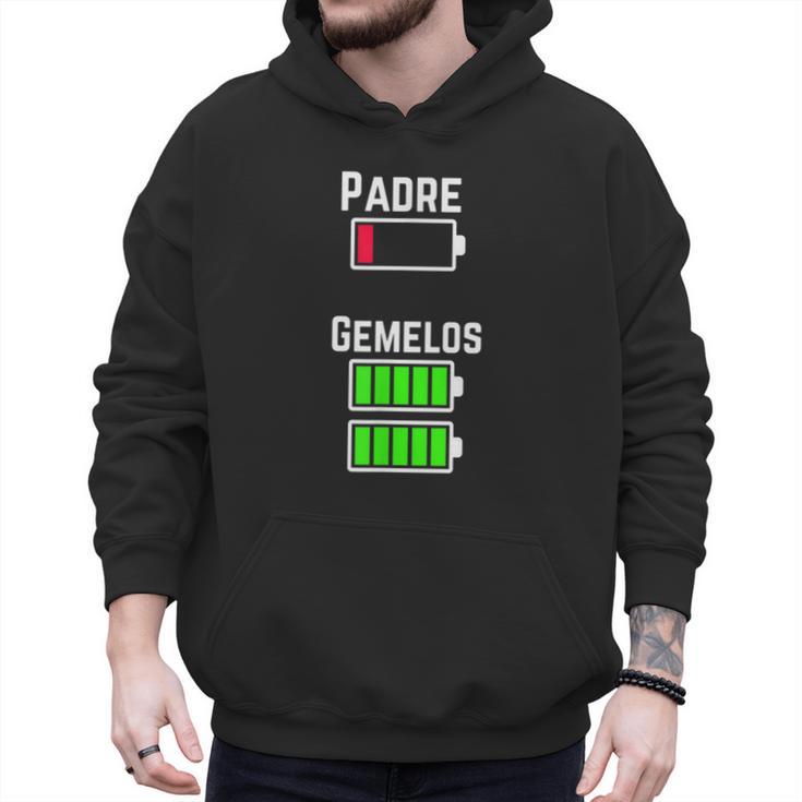 Cufflinks Battery Filled Tired Dad Low Battery Charge Men Hoodie