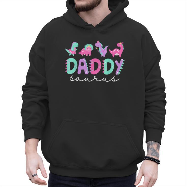 Cute Daddy Saurus Dad Dinosaur Birthday Boy Girl Family Men Hoodie