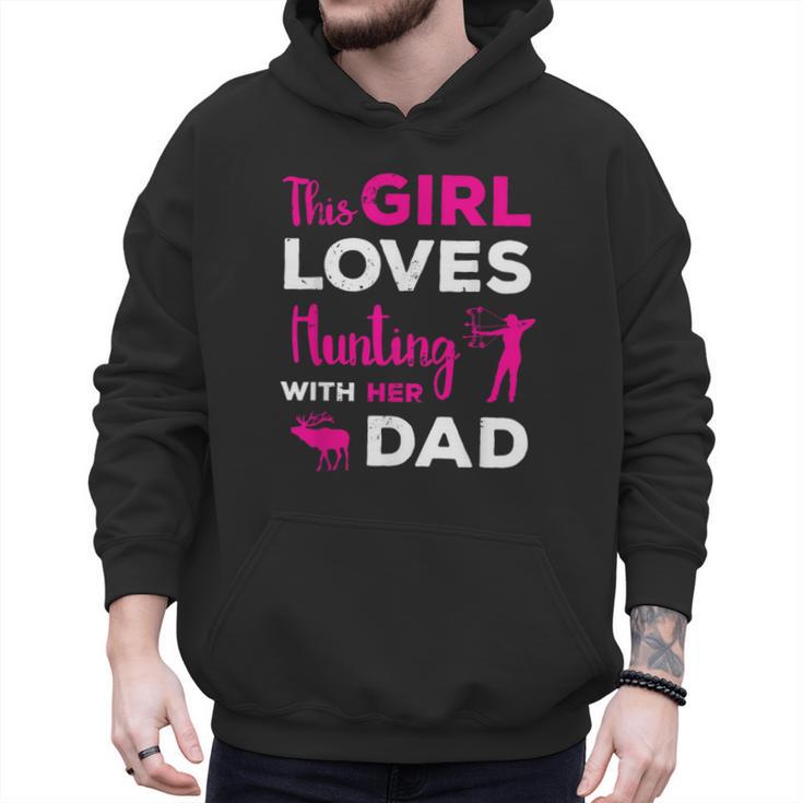 Cute Girls Hunting Dad Daughter Hunting Buddy Hunter Men Hoodie