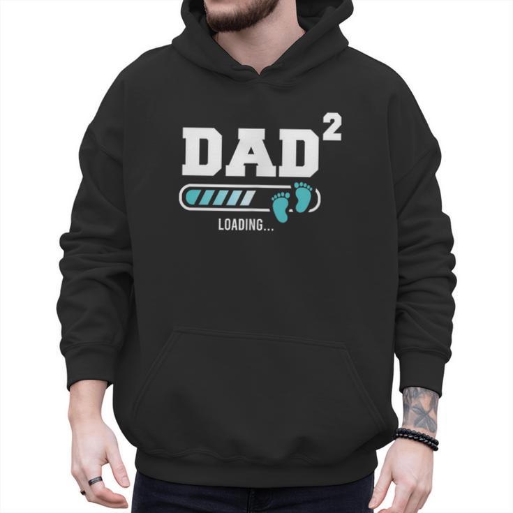 Dad 2 Second Time Dad Dad Of Two Men Hoodie