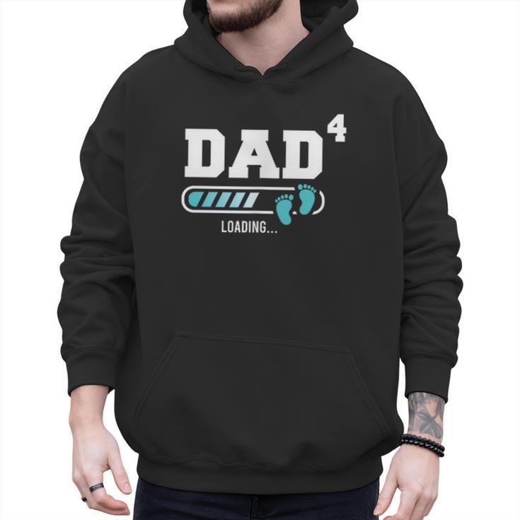 Dad 4 Fourth Time Dad Dad Of Four Men Hoodie