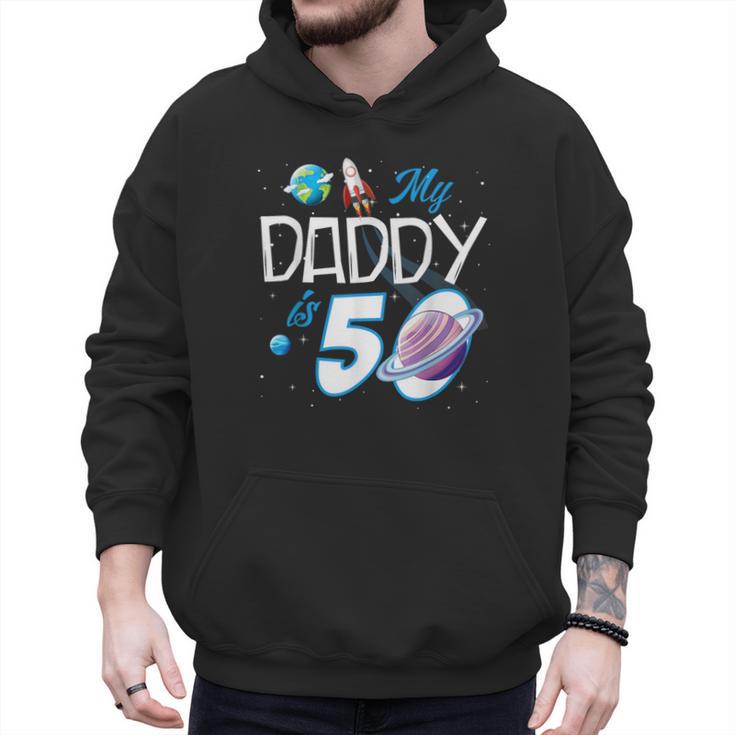 My Dad Is 50 Years Daddy Father 50th Years Birthday Men Hoodie