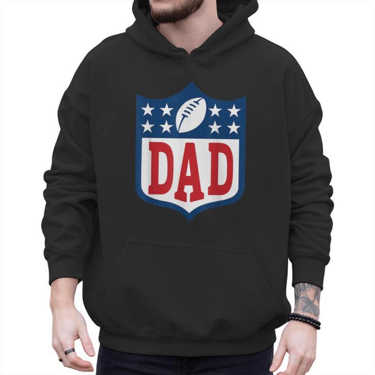 Dad American Football Happy Birthday Family Matching Retro Men Hoodie