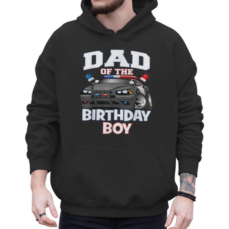 Dad Of The Birthday Boy Policeman Officer Party Men Hoodie