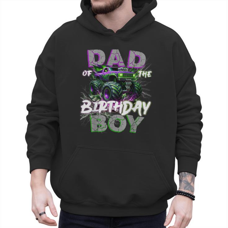 Dad Of The Birthday Monster Truck Family Matching Party Men Hoodie