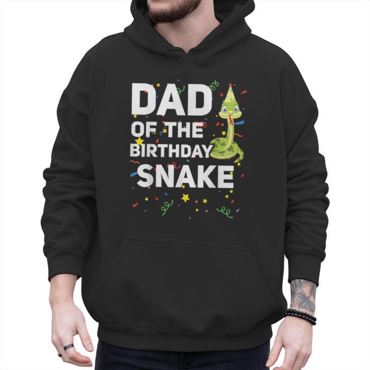 Dad Of The Birthday Snake Themed Birthday Party Men Hoodie