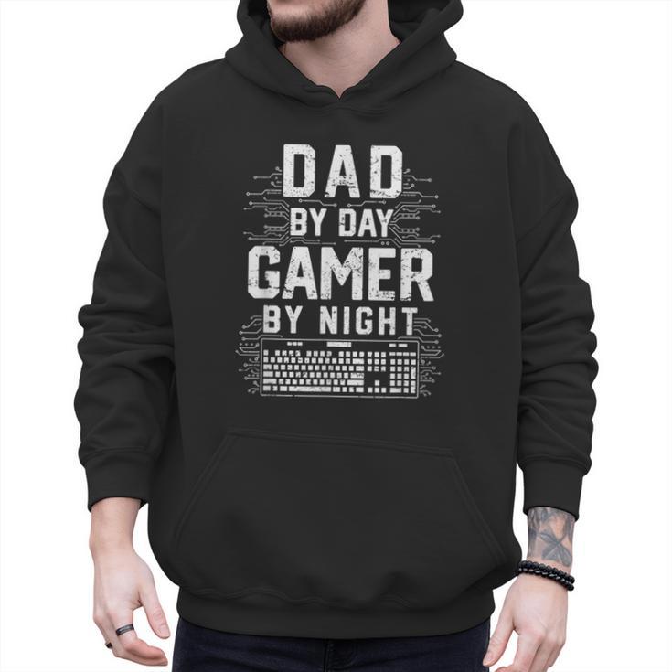 Dad By Day Gamer By Night PC Gaming Gift Men Hoodie
