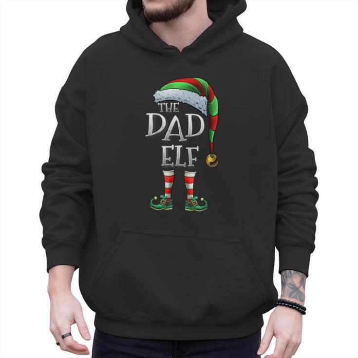 The Dad Elf Shirt Matching Family Dad Christmas Elf Men Hoodie