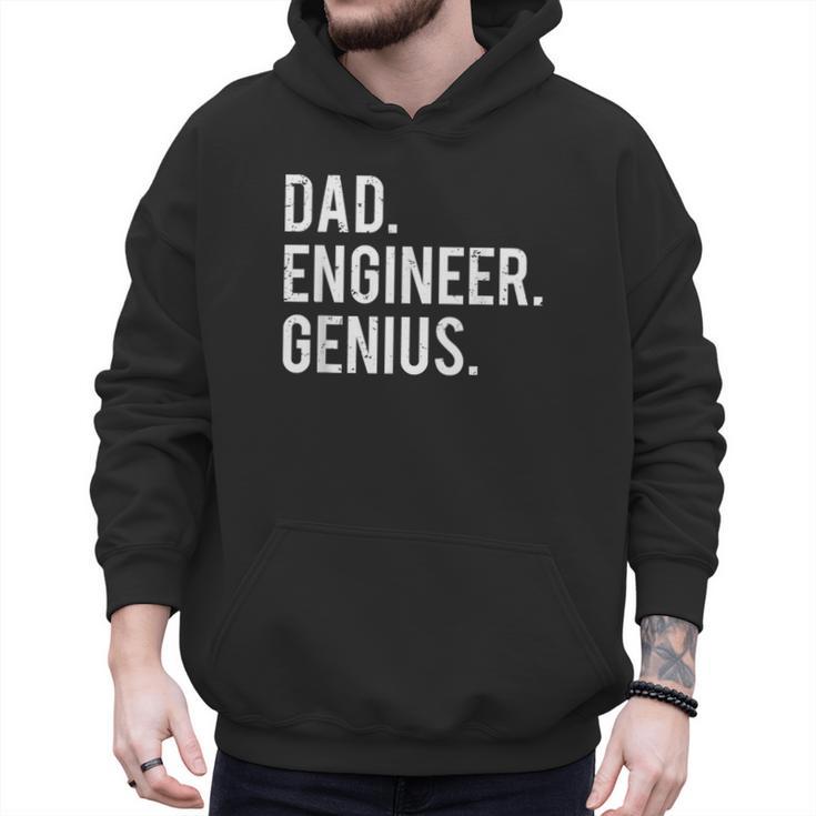 Dad Engineer Genius Cute Engineering Father Men Hoodie