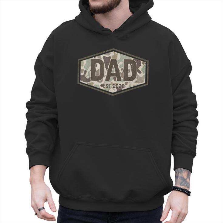 Dad Est 2026 Logo Father 2026 Loading New Dad 2026 Men Hoodie