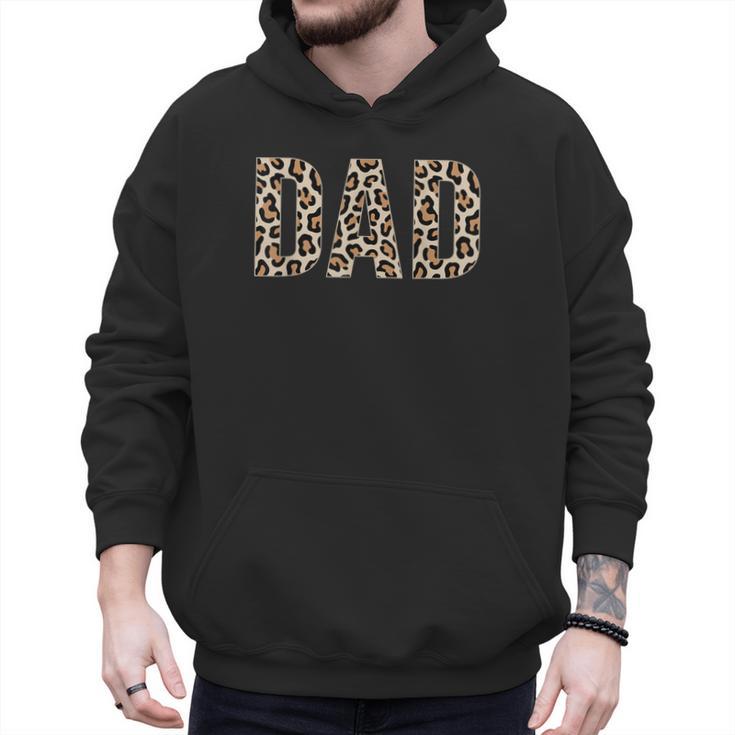 Dad Leopard Print Fathers Day Men Hoodie