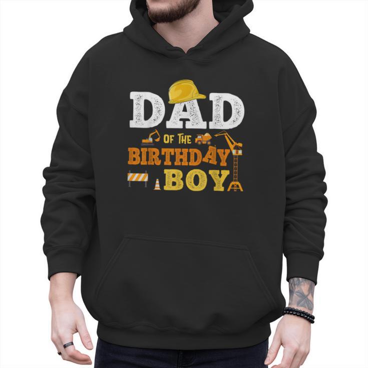 Dad Mom Of The Birthday Boy Kid Construction Matching Family Men Hoodie