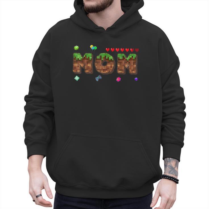 Dad And Mom Of The Birthday Boy Pixel Game Matching Family Men Hoodie