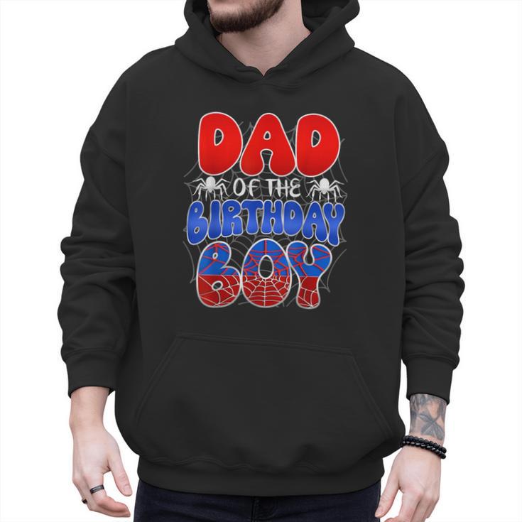 Dad And Mom Birthday Boy Spider Family Matching Men Hoodie