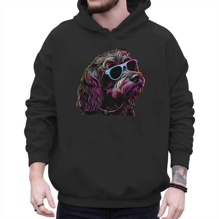 Dad Mom Cool Dog Sunglasses Cockapoo Men Hoodie