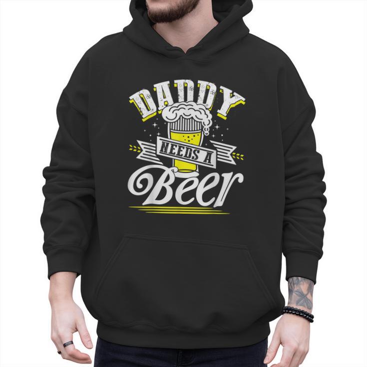 Dad Needs A Beer Button Up Shirts Beer Drinking Lover Men Hoodie