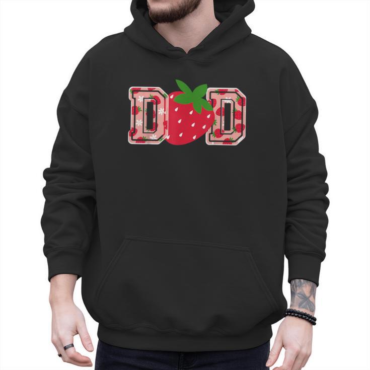 Dad Strawberry Birthday Men Hoodie
