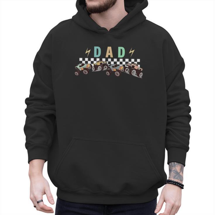 Dad Truck Dad Monster Truck Are My Jam Truck Lovers Men Hoodie