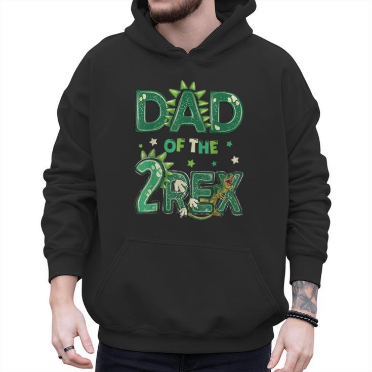 Dad Of The Two Rex Birthday Dinosaur Family Matching Men Hoodie