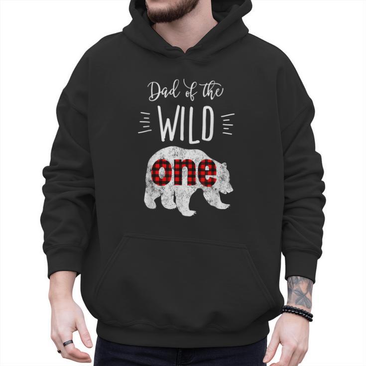 Dad Of The Wild One Shirt Bear Lumberjack 1st Birthday Tee Men Hoodie