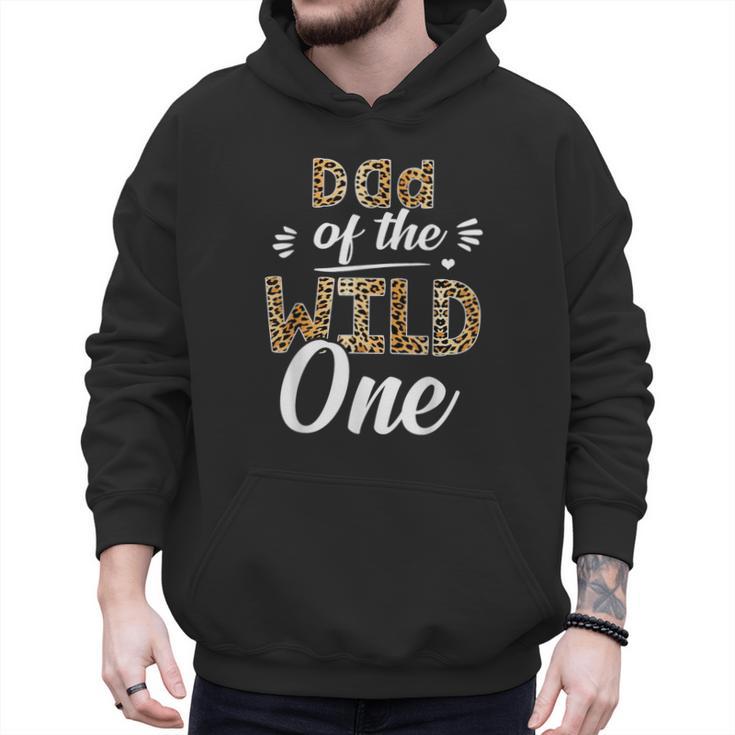 Dad Of The Wild One Zoo Themed 1st Birthday Party Men Hoodie