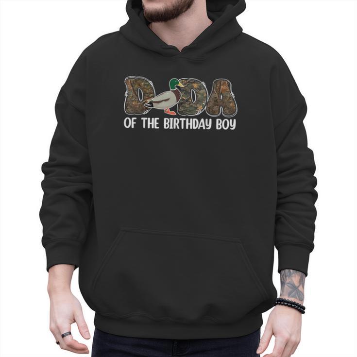 Dada Of The Birthday Boy One Lucky Duck 1st Birthday Family Men Hoodie
