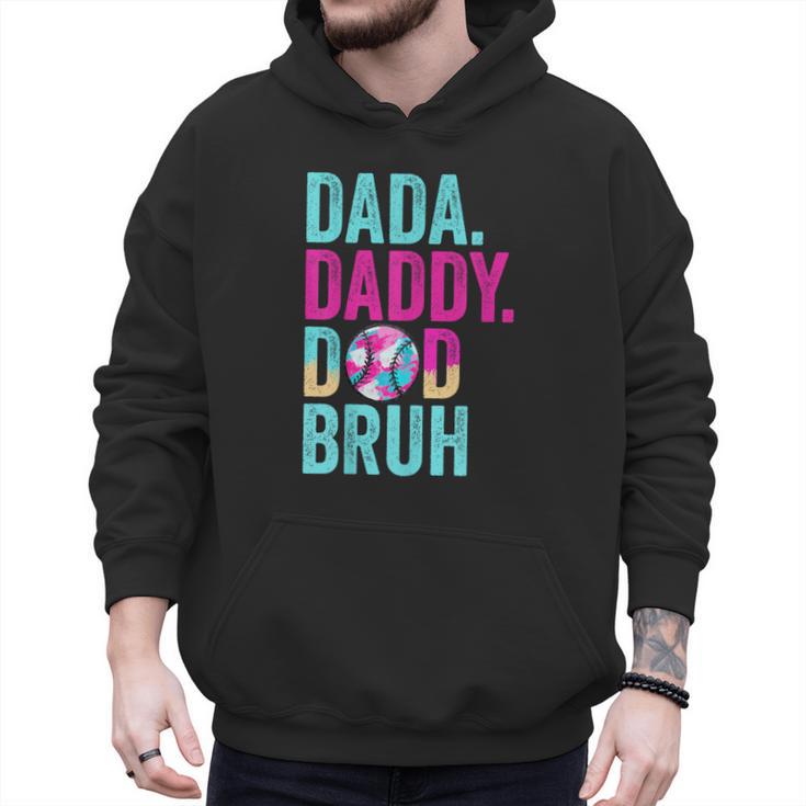 Dada Daddy Dad Bruh Baseball Drip Ice Cream Dad Bruh Men Hoodie