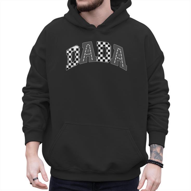 Dada Racing Race Car Checkered Family Birthday Matching Men Hoodie