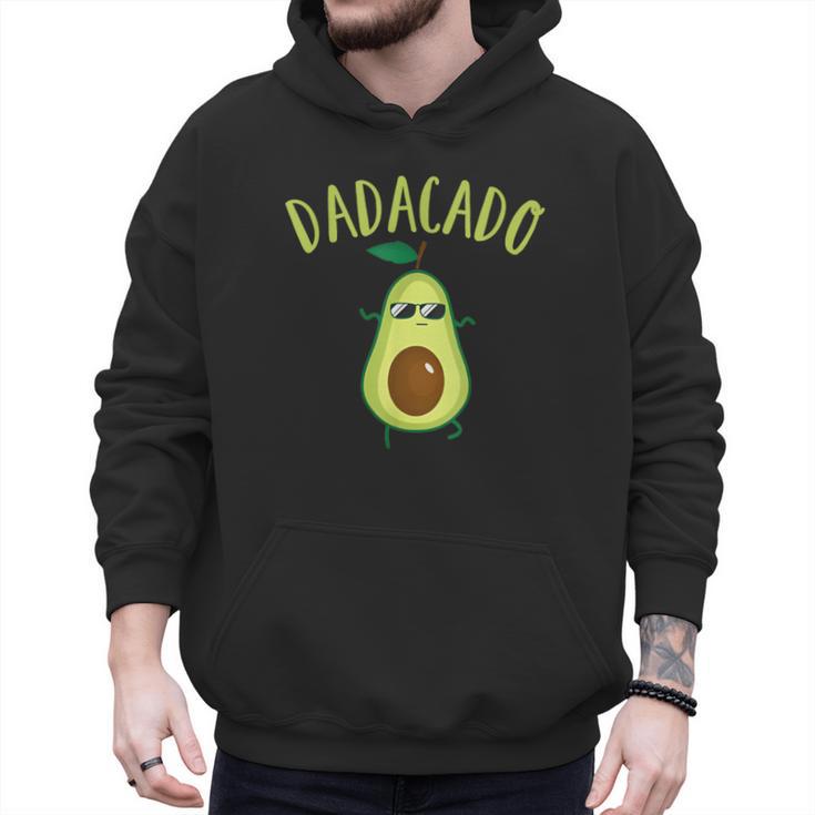 Dadacado Cute Daddy Avocado Pregnant Dad Father Day Men Hoodie