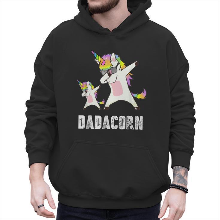 Dadacorn Shirt Unicorn Dad And Baby Best Father Men Hoodie