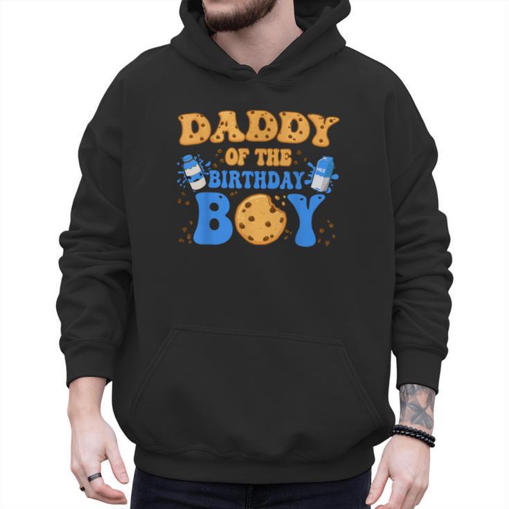 Daddy Of The Birthday Boy Milk And Cookies Lover Men Hoodie