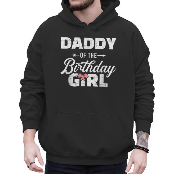 Daddy Of The Birthday Daughter Girl Matching Family For Dad Men Hoodie