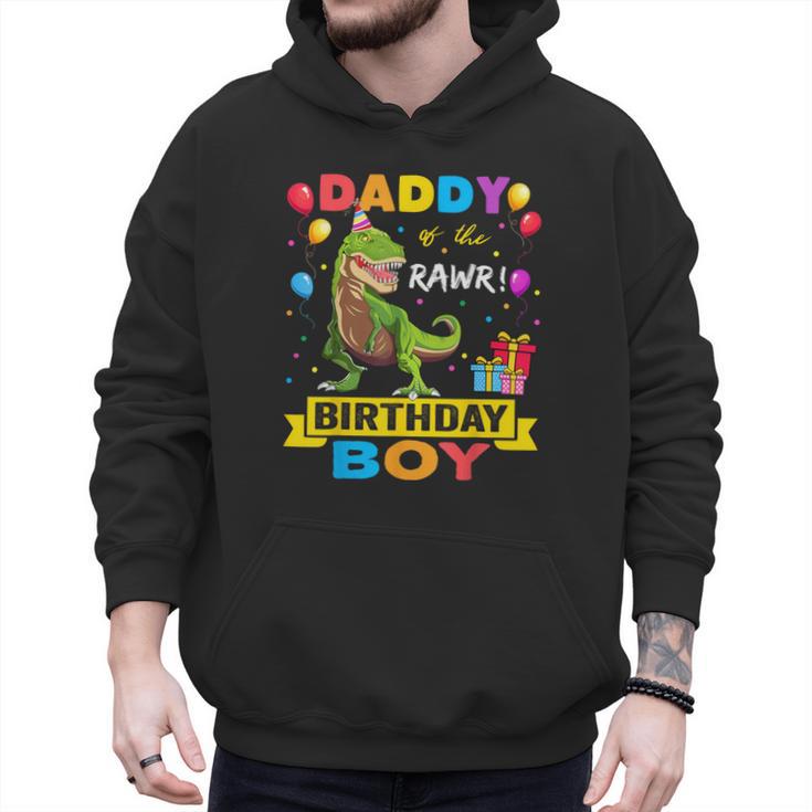 Daddy Dinosaur Shirt Cute Birthday Boy Family Apparel Men Hoodie