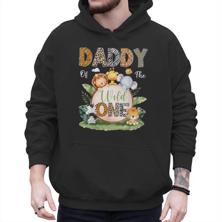 Daddy Of The Wild One 1St Birthday Kids Safari Jungle Men Hoodie