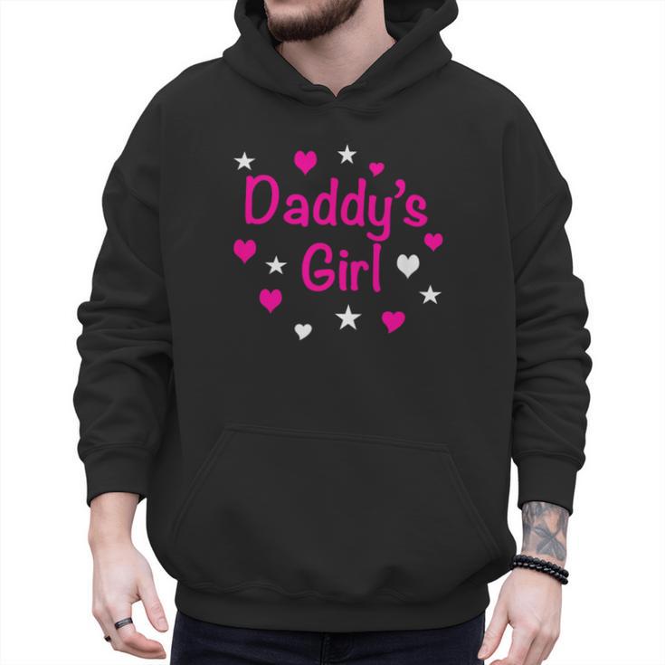 Daddy's Girl Shirt With Pink Lettering Men Hoodie