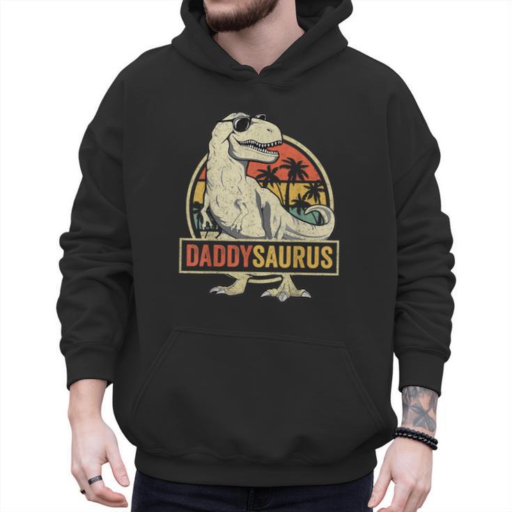 Daddysaurus Shirt T-Rex Dad Dinosaur Men Hoodie